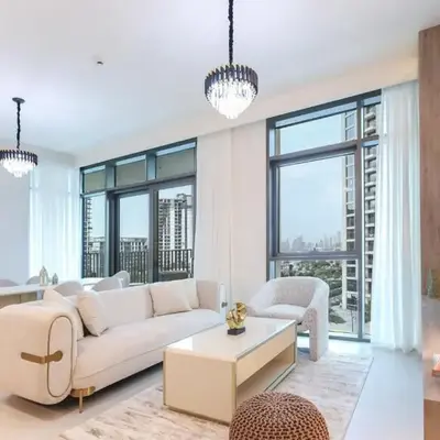 Elite LUX Holiday Homes - Dubai Creek Oasis 2BR Luxe w Burj View