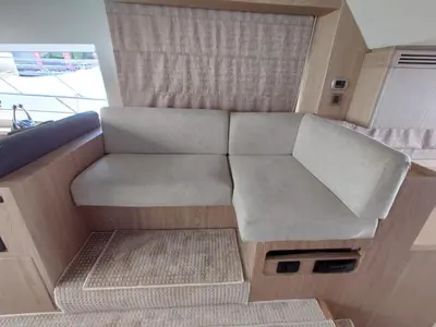a seat in the back of a rv at Luna Rosa in Dubai