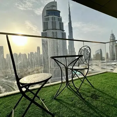 King 2BR With Burj Khalifa View In Boulevard Point