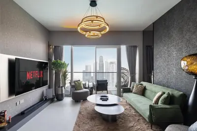 Gallery image of Bella Elite Homes at Grande Signature Burj and Fountain Great Full View- Brand New Luxury Apartement in Dubai