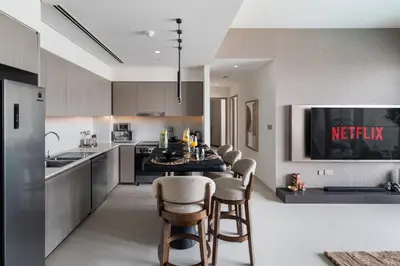 Gallery image of Bella Elite Homes at Grande Signature Burj and Fountain Great Full View- Brand New Luxury Apartement in Dubai