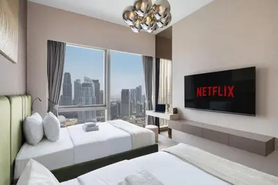 Gallery image of Bella Elite Homes at Grande Signature Burj and Fountain Great Full View- Brand New Luxury Apartement in Dubai