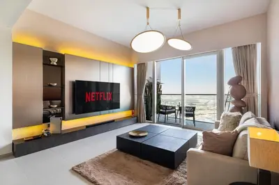 Gallery image of Bella Elite Homes at Grande Signature Amazing Burj and Fountain View-Brand New Luxury Apartment in Dubai