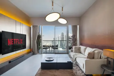 Gallery image of Bella Elite Homes at Grande Signature Amazing Burj and Fountain View-Brand New Luxury Apartment in Dubai