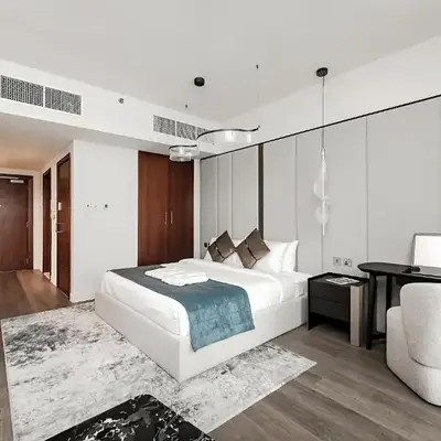 Modern Stylish Studio Apartment next to Burj Khalifa walk into Dubai mall
