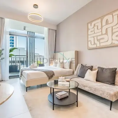 Near Dubai Miracle Garden Studio with Community Views Balcony
