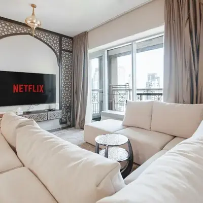 Arabian Nights 1BR - Burj Khalifa & Fountain Views - 5 Mints Walk to Burj Khalifa and Dubai Mall