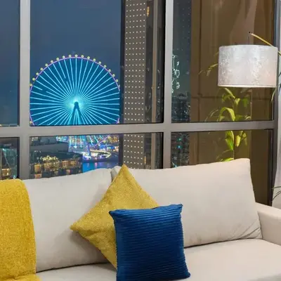 Dubai Eye & Sea View 2BR Marina & Beach Walk