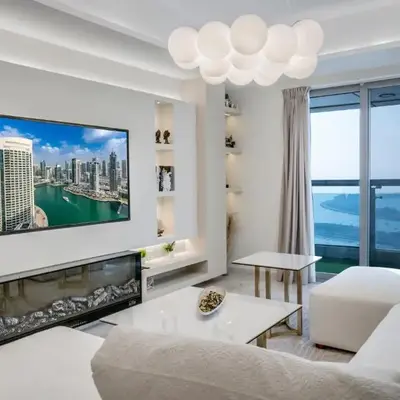 49 -Elegant Princess Tower Family Apartment with Palm View
