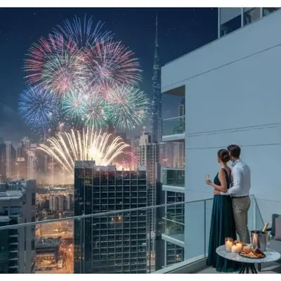 Reva Residence - Luxe 1BR with Burj Khalifa View