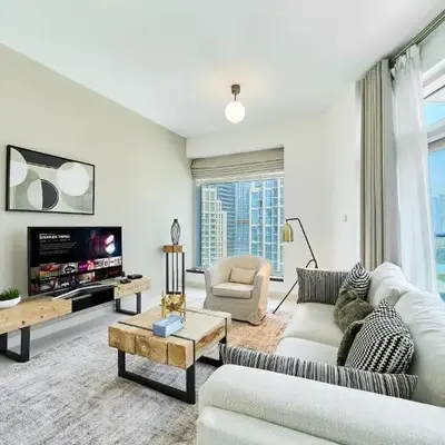 2BR at Lofts West Near Dubai Mall and Burj Khalifa
