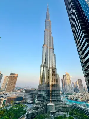 a view of the burj khalifa tallest building in the world at ADDRESS Residences Dubai Opera at Downtown in Dubai