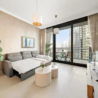 FIRST CLASS 1BR Majestic Burj Khalifa View