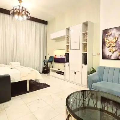 Burj Khalifa view studio apartment in Business bay