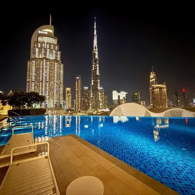The Address Fountain Views Residence High Floor with Burj Khalifa view and access to Dubai mall