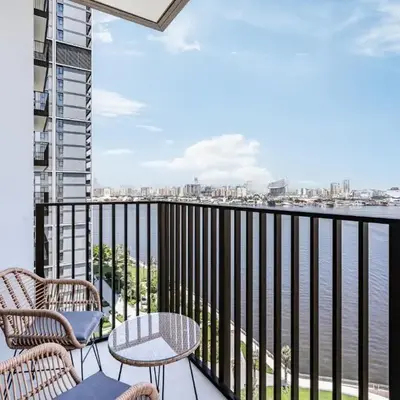Brand New Creek Home with Panoramic Water View