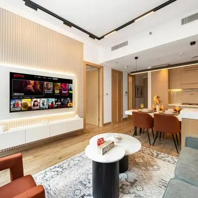 Brand New Luxury 2 Bedroom with Padel Gym Pool Cinema