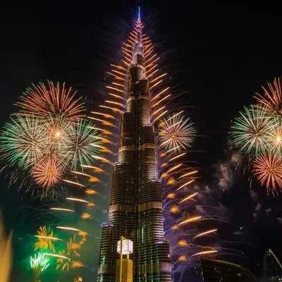 Full Burj Khalifa and Fountain View from All Rooms
