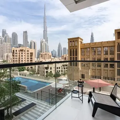 Stunning Downtown Home with Full Burj View