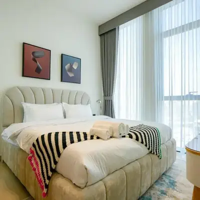 Bright 1BR in Binghatti House