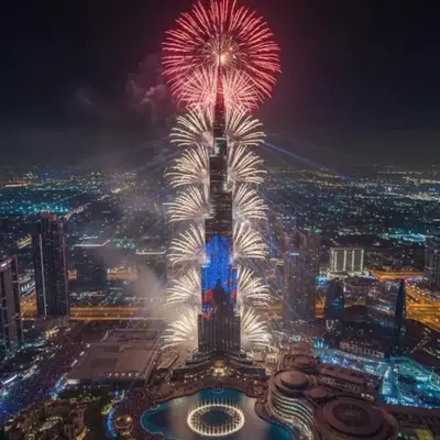 Gogoto3 High Floor Burj Khalifa NYE Fireworks View PS5