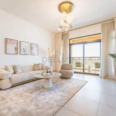 Balcony Overlooking Community 2BR with Assistant Room
