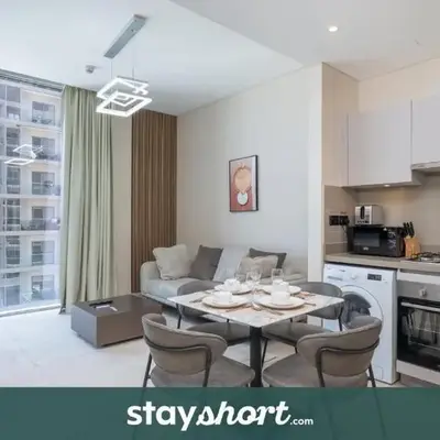 StayShort - Chic 1BR Apartment in Sobha Creek Vistas Sleeps 2