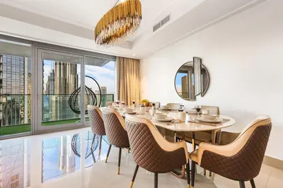 Gallery image of FIRST CLASS 4BR Burj Khalifa View Modern Gem in Dubai