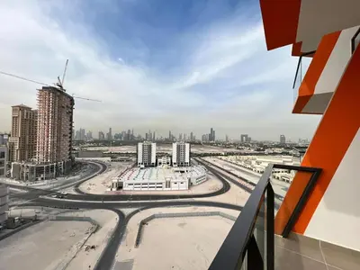 a view of a city from a building at Binghatti Gateway 2BHK At Jaddaf By al Sarya Holiday Home in Dubai