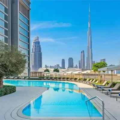 Luxurious 1BR Pool with Burj Khalifa View Dubai Mall