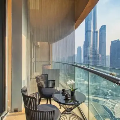 Luxurious Studio Flat with Burj Khalifa Views