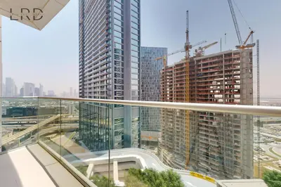 a view of a city with tall buildings at Iconic Burj View in Downtown Dubai in Dubai