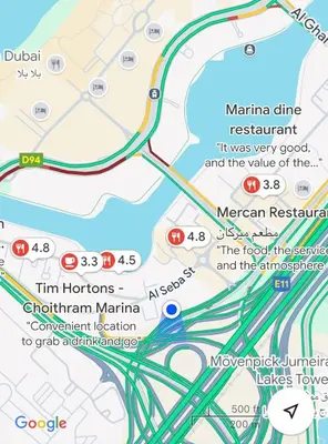 a map of the roads and highways in mexico at Luxury 3BHK in Dubai Marina DEC 1307 in Dubai
