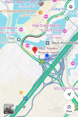 a map of the virgin dutch marina and yacht club at Lux 3BHK in Dubai Marina with Marina View DEC 1306 in Dubai