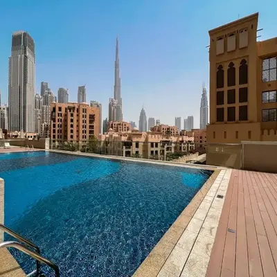 Vogue Downtown Bellevue Towers near Burj Khalifa and Dubai Mall