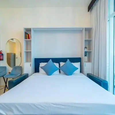 Stylish Studio Bayz Danube Burj Khalifa View Pool