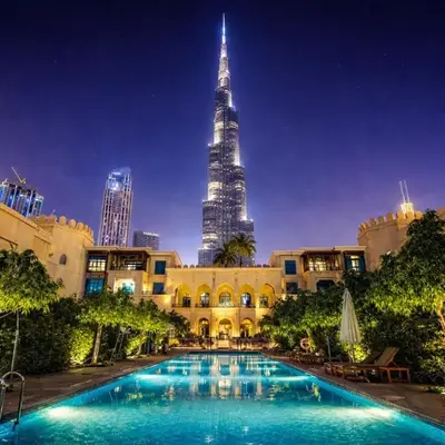 Luxury 2BR- Pool with Burj View- 2 Min to Dubai Mall
