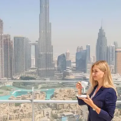 Full Burj Khalifa Panoramic View - Luxury Stay at Damac Maison Distinction
