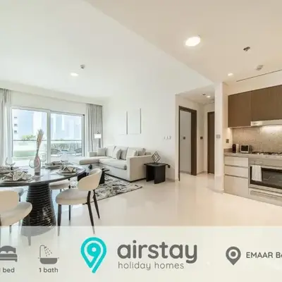 Airstay - Minimalist 1BR - EMAAR Beachfront - Monthly Offer Available