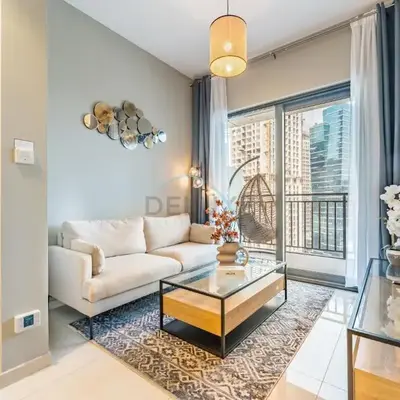 Facing the Dubai Water Canal 1BR