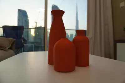 Gallery image of Cozy 2bedroom with Full Burj Khalifa in Business Bay, Downtown with Crib and high chair in Dubai