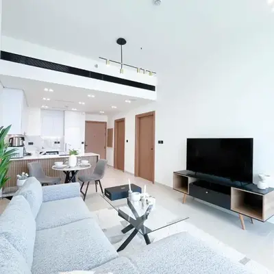Stylish 1BR Retreat in Binghatti Amber l Balcony