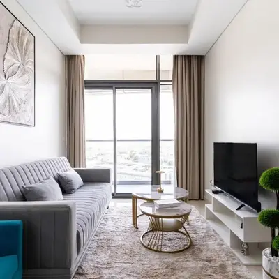 Modern 1BR in Aykon City - Near Burj Khalifa & Canal