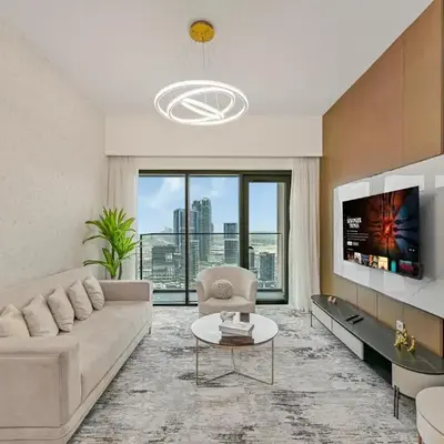 Golden Stays - Sky High 2BR I Burj Khalifa Views & Mallside Charm I Dowtown Dubai
