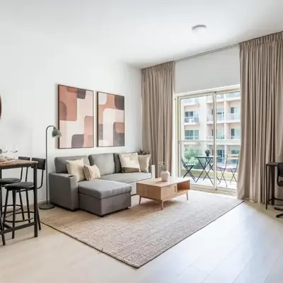 GuestReady - Furnished 1BR+Sofa | Al Alka Greens
