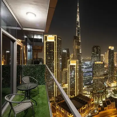 Luxury 2BR with Burj Khalifa View l High Floor at Paramount