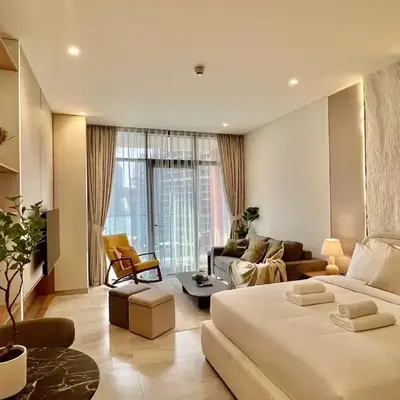 DAYF-PENZOR Upgraded Studio for 4 with Full Burj View
