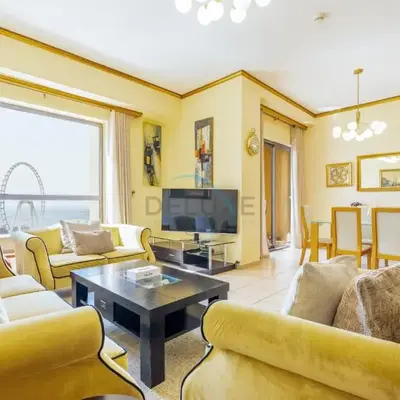 Ain Dubai & Sea Views 2BR Unit Close to Beach