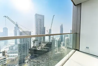 a view of a city from an office building at Luxe 1 Bedroom with High Floor close to Dubai Mall in Dubai