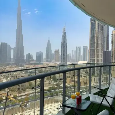 Downtown Escape 2BR with Full BurjKhalifa Panorama